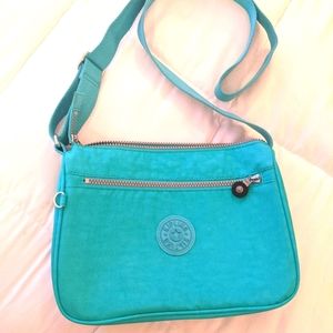 Kipling 'Callie' crossbody shoulder bag blue